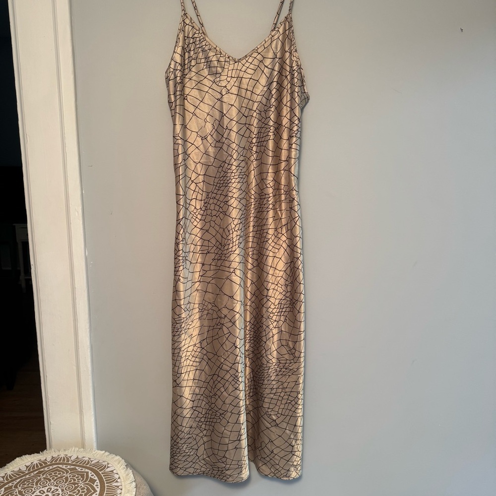 PINK LADY Vintage Nightgown Nightie Size LARGE